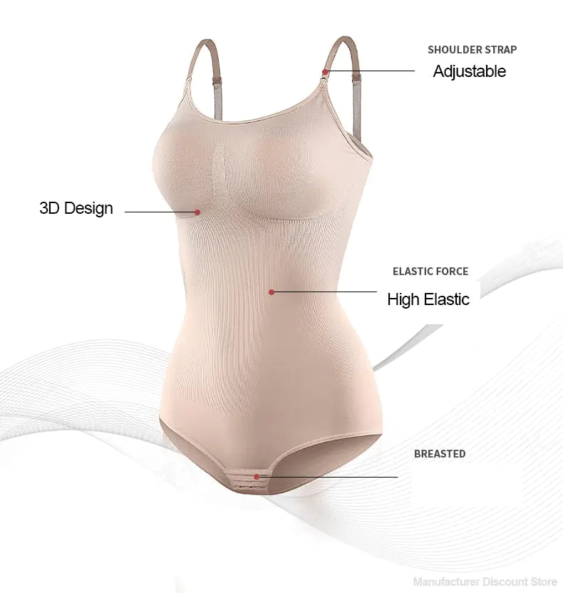 Seamless Thong Bodysuit Shapewear